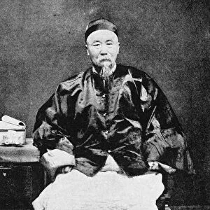 LI HONGZHANG (1823-1901). Chinese statesman and general. Photographed as Viceroy of Tientsin