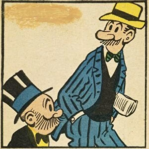 MUTT AND JEFF, 1907. The comic strip cartoon characters created by H