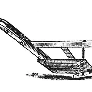 PLOW, 1833. The first steel plow, developed in 1833
