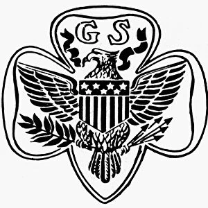 SEAL: GIRL SCOUTS. Seal of the Girl Scouts of America, founded 1912