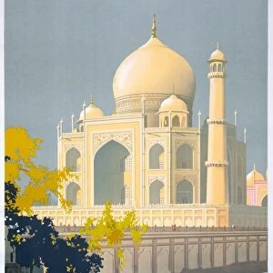 TRAVEL POSTER, c1930. Poster promoting tourism in India