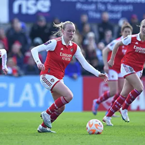 Arsenal Women vs Manchester City: FA Women's Super League Clash at Meadow Park (2022-23) - Frida Maanum in Action