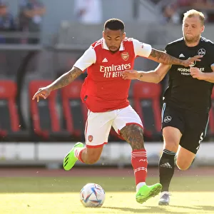 Arsenal's Gabriel Jesus Shines in Pre-Season Clash Against 1. FC Nürnberg, Germany (July 2022)
