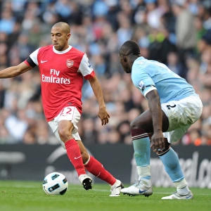 Gael Clichy (Arsenal) Micah Richards (Man City). Manchester City 0: 3 Arsenal
