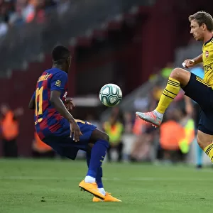 Nacho Monreal in Action: Arsenal vs. FC Barcelona (2019-20 Pre-Season Friendly)