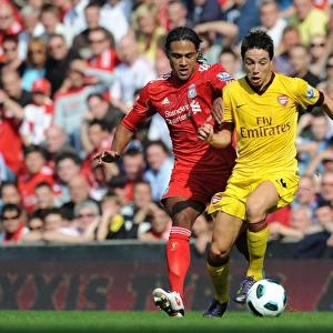 Nasri vs. Johnson: Stalemate at Anfield - Arsenal vs. Liverpool, Premier League 2010-11