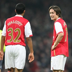 Theo Walcott and Tomas Rosicky (Arsenal)