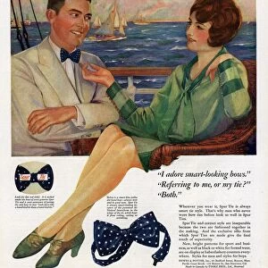 1927 1920s USA spur bowties couples bow-ties bow ties clothing clothes