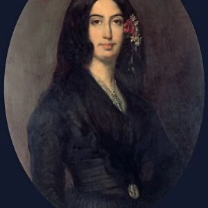 Aurore Amadine Lucie Dupin (1804-1876), 1835. French novelist and feminist who wrote