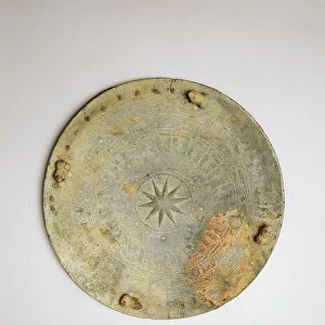 Belgium, Brussels, Bronze disk