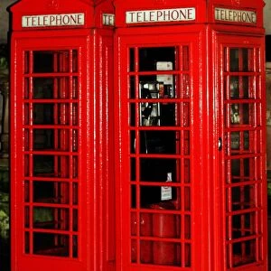 British public telephone kiosk
