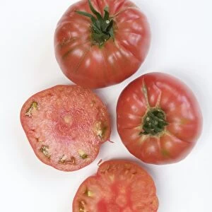 Close-up of heirloom tomatoes