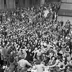 Early VE-Day On Wall Street
