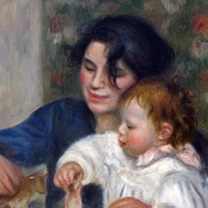 Gabrielle et Jean, 1895. Oil on canvas. Pierre-Auguste Renoir (1841-1919) French painter