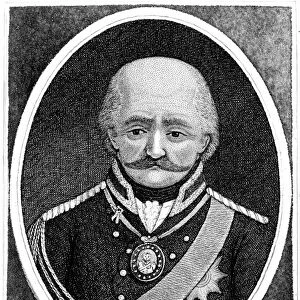 Gebbard Leberech Von Blucher (1742-1819) Prussian general. Important contribution