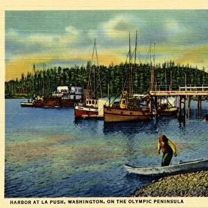 Harbor at La push, Washington on the Olympic Peninsula