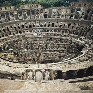 Italy, Latium Region, Rome, Colosseum or Flavian Amphitheatre