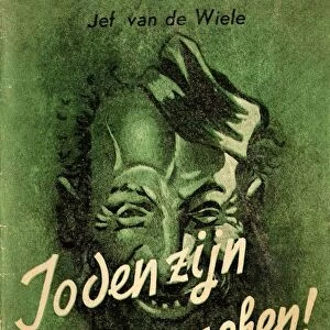 Joden Zijn Ook Menschen Steenlandt, Brussels, 1942. Cover of Flemish language