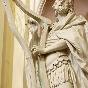 King David sculpture in a Napoli church