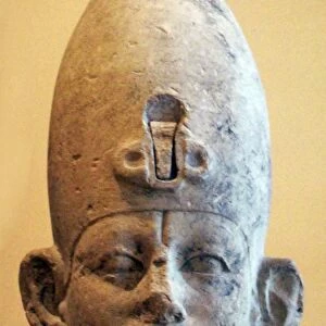 A king of the Middle Kingdom, probably Sesostris III, 1862-1843 BC (12th dynasty)