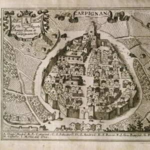 Map of Carpignano Salentino, Lecce