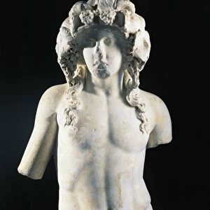 Marble statue of Dionysos, from Synnada, Turkey
