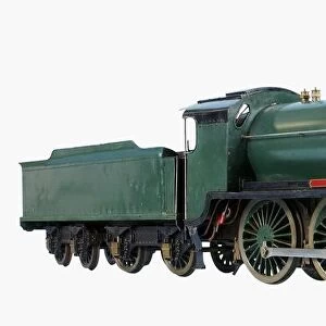Model of British, coal-fired steam train, mid-20th century