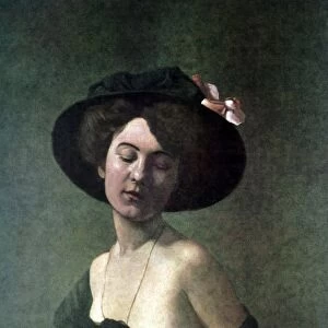 Portrait of a Woman 1908. Oil on canvas. Felix Edouard Vallotton (1865-1925) Swiss painter
