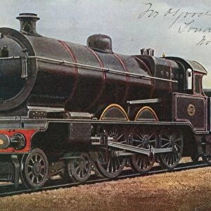 Postcard Depicting an Express Locomotive of the Lancashire and Yorkshire Railway. ca. 1910, Postcard Depicting an Express Locomotive of the Lancashire and Yorkshire Railway
