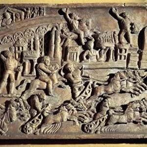 Relief depicting Circus Maximus during games