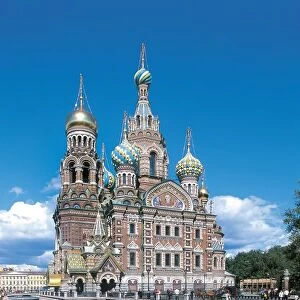 Russia, Saint Petersburg, church of Resurrection, 1883-1907, Designed by architect Alfred A Parland