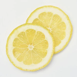 Two slices of lemon