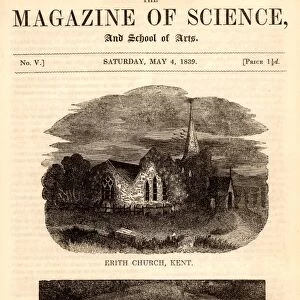 Title page of The Magazine of Science (London, 4 May 1839) showing facsimiles of