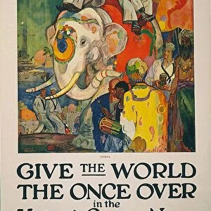 World War I USA Navy recruitment poster, 1919: Give the World the Once Over