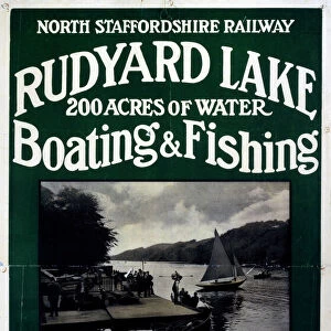 Rudyard Lake, NSR poster, 1900-1922