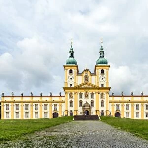 abbey, architectural style, baroque, building, catholic, ceska republika, double-tower