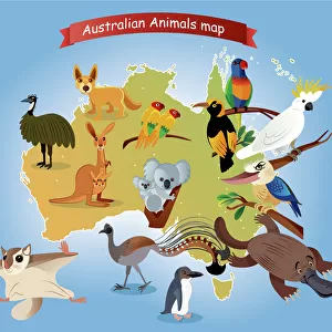 Australian Animals Map