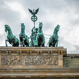 Brandenburg gate close up