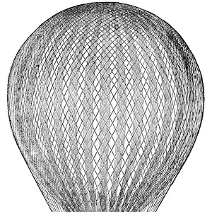 The Great Nassau balloon engraving 1878
