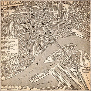 Map of Rotterdam 1898