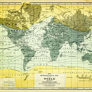 map of the world 1867