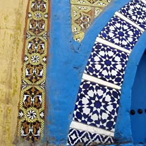 Tiled doorway, Essaouira, Morocco