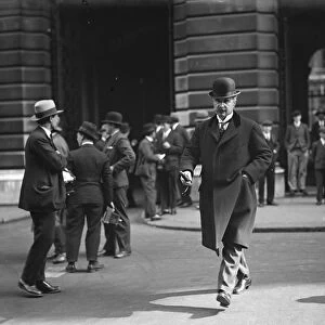 Cabinet meeting at No 10, Downing Street. Lord Peel arriving. 3 June 1929
