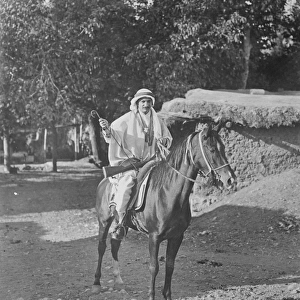 The French reverse in Syria. A typical Bedouin Sheikh from the desert round Hauran