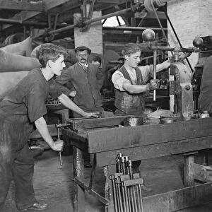 Manufacture of cork balls at Chingford Moulding and filling 28 November 1922