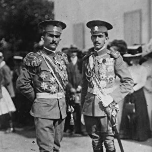 Prince Petar of Montenegro ( left ). July 1929