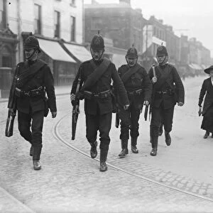 Royal Irish constabulary, which was disbanded in 1922