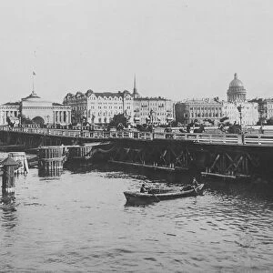 A view of St Petersburg in Russia. 1924