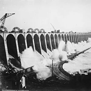 Wilson Dam on the Tennessee River. 1926
