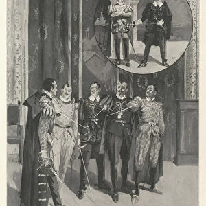 "A Royal Rival, "at the Duke of Yorks Theatre (engraving)